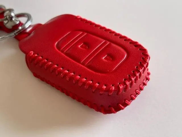 Funda de piel de vaca Just Fit New Civic Smart Key roja 2