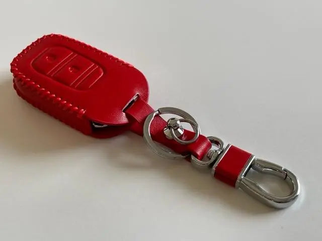 Funda de piel de vaca Just Fit New Civic Smart Key roja 2