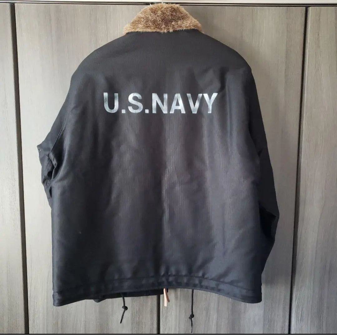 U.S.N. Black Military Jacket