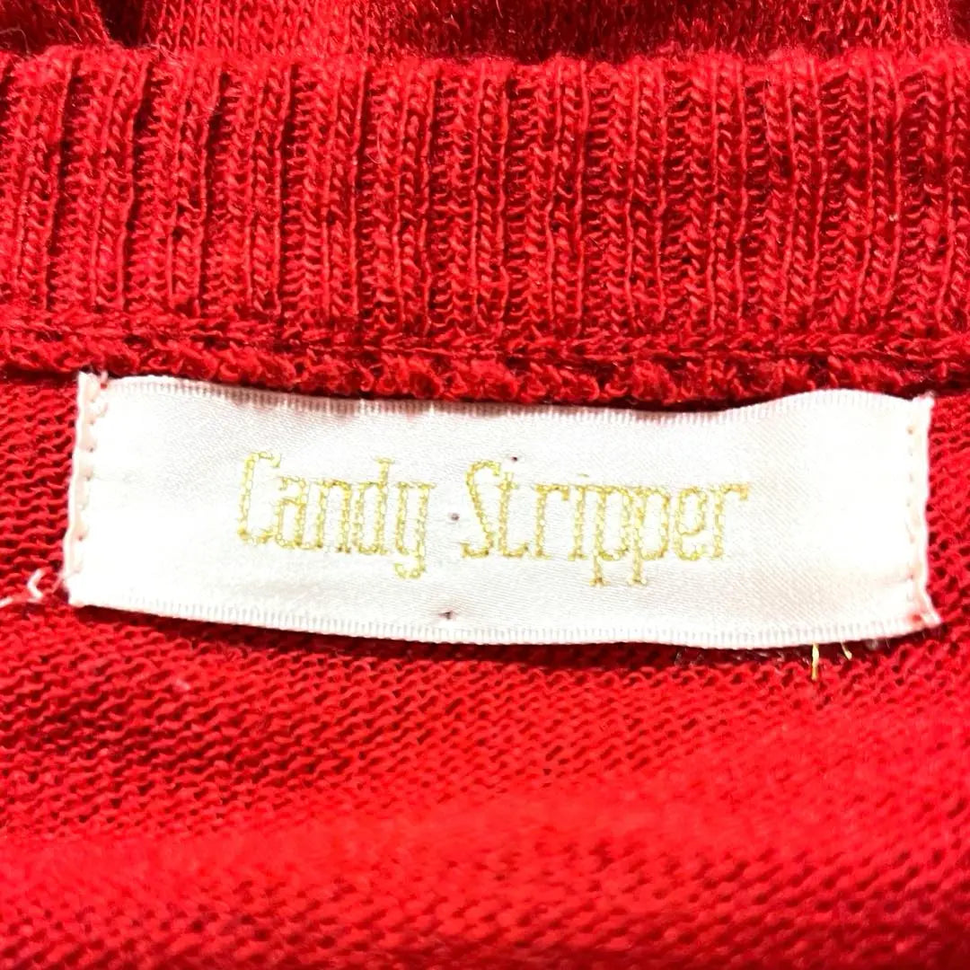 Candy Stripper Tulle Frill Cardigan Red Size 2