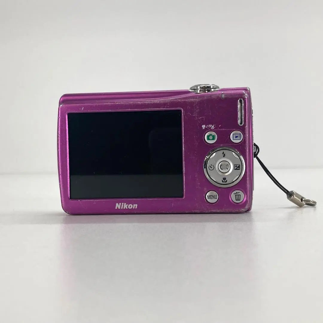 Nikon COLPIX S220 Compact Camera Purple Junk