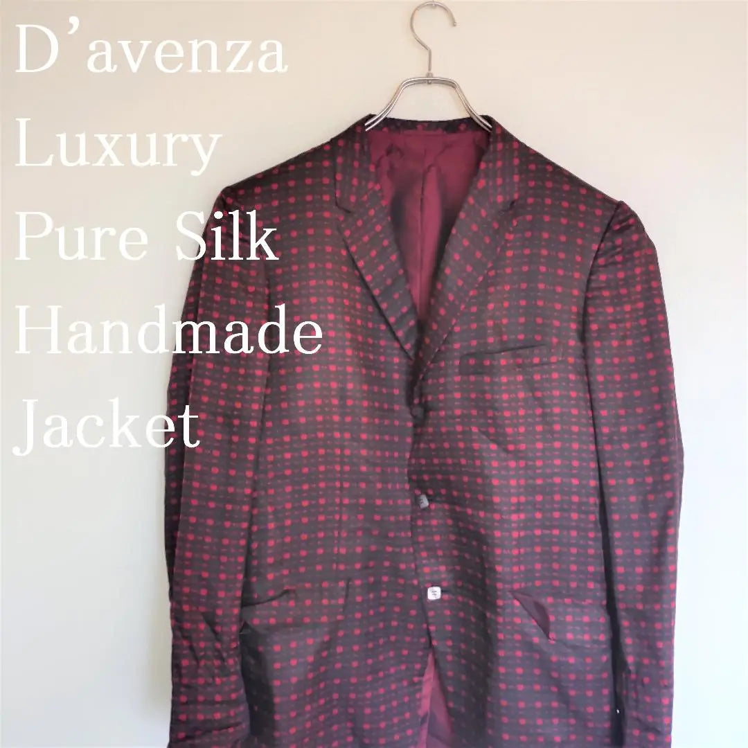 Anonymous shipping and free shipping D'avenza Luxury Pure Silk Jacket