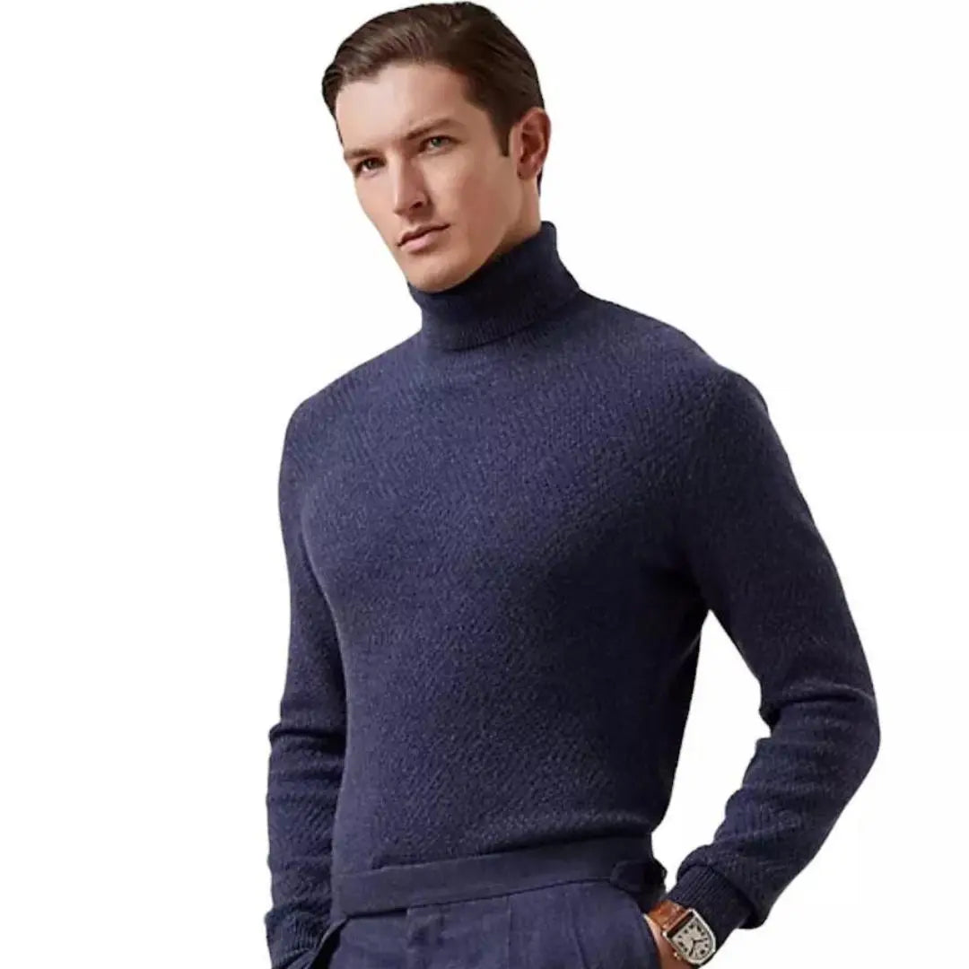 [Nuevo sin usar] Punto de cachemira RALPH LAUREN PURPLE LABEL | 【新品未使用】Ralph Lauren Purple Label カシミヤニット