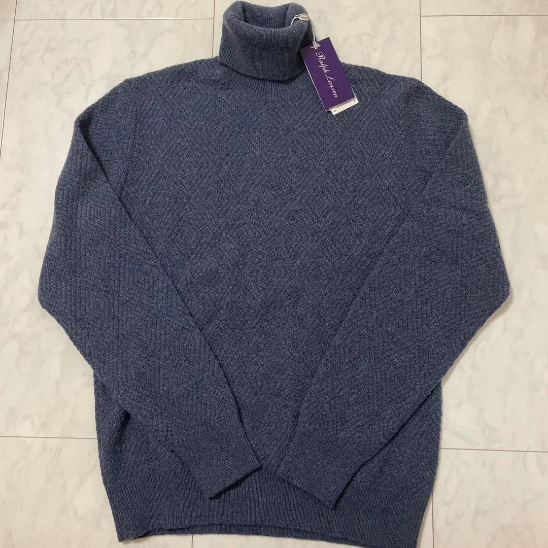 [Nuevo sin usar] Punto de cachemira RALPH LAUREN PURPLE LABEL | 【新品未使用】Ralph Lauren Purple Label カシミヤニット