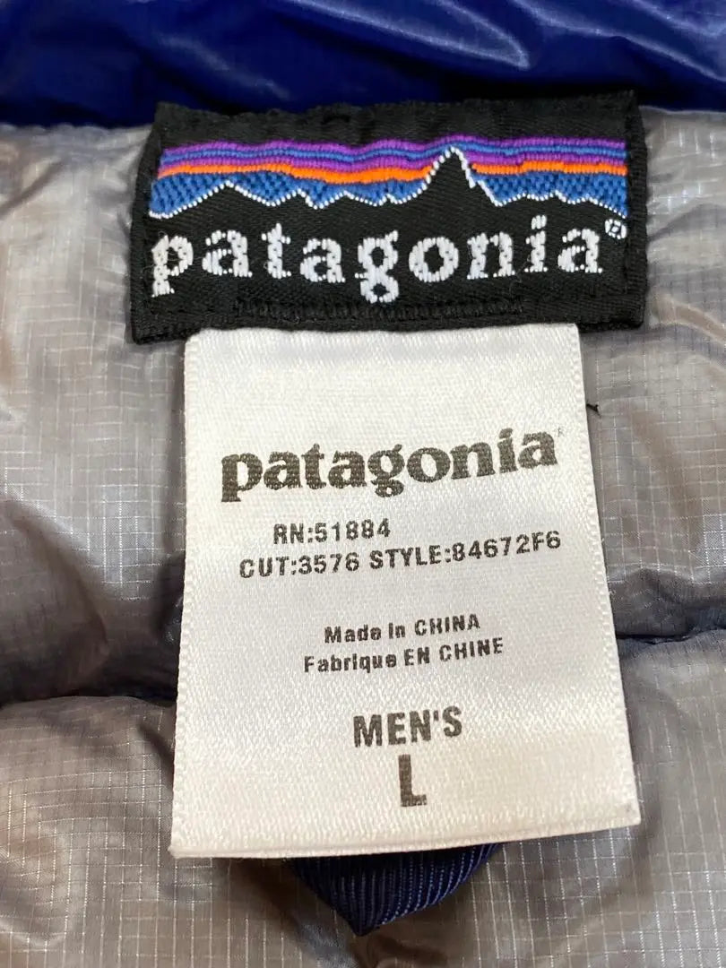 Patagonia down jacket navy