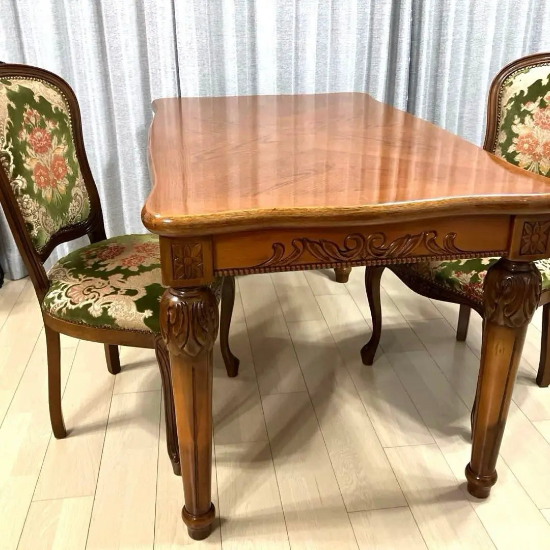 Exclusive, beautiful, carved, antique crococo style, dining table, free shipping, limited to area