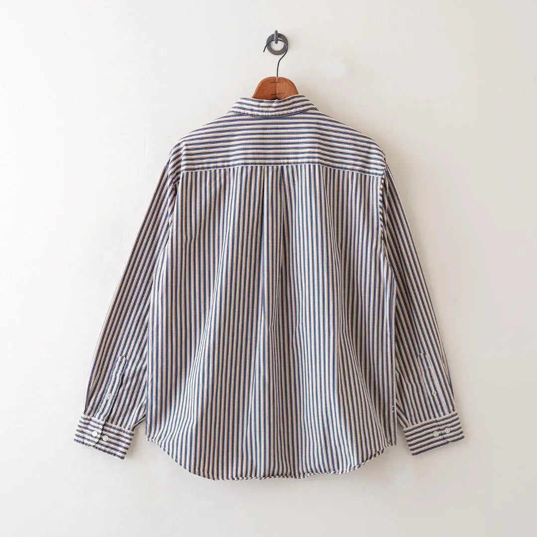 [Immediate delivery] Beautiful condition striped long sleeve shirt L 5014