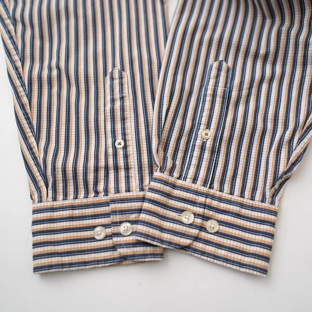 [Immediate delivery] Beautiful condition striped long sleeve shirt L 5014