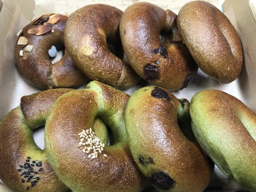 [Precio especial 21] 8 tipos de bagels de Matcha Earl Grey