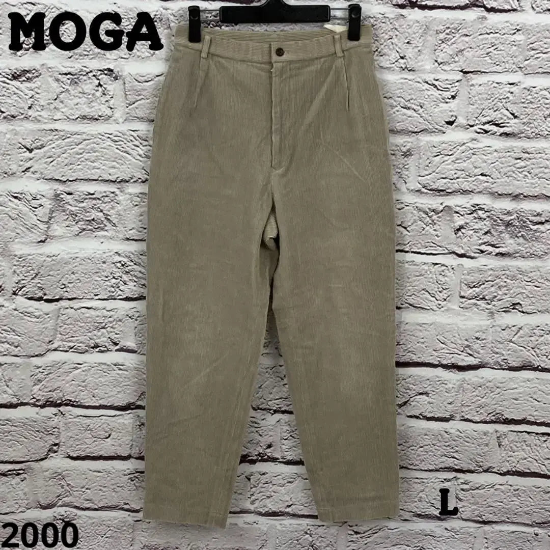 ☆6098P☆ Pantalón recto beige MOGA