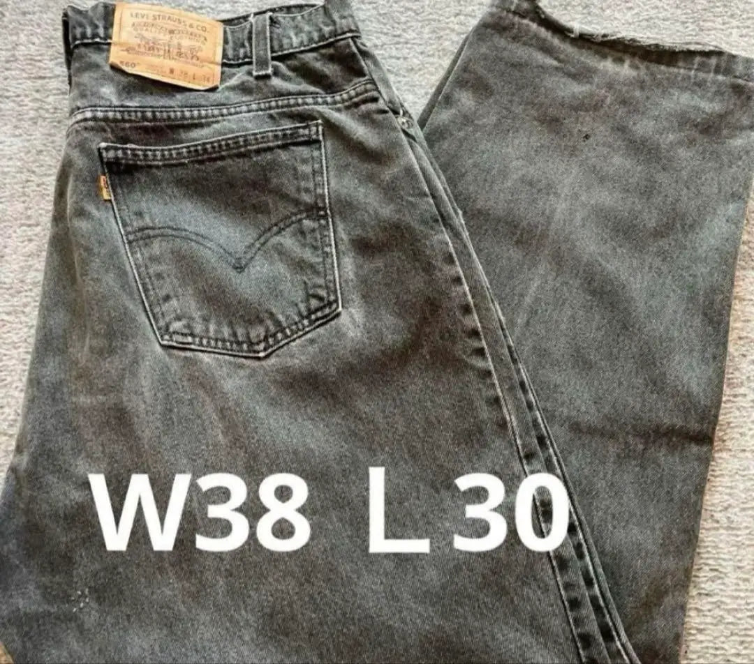 LEVI'S 560 Tapered Orange Tab W38 L30 Silver Tab