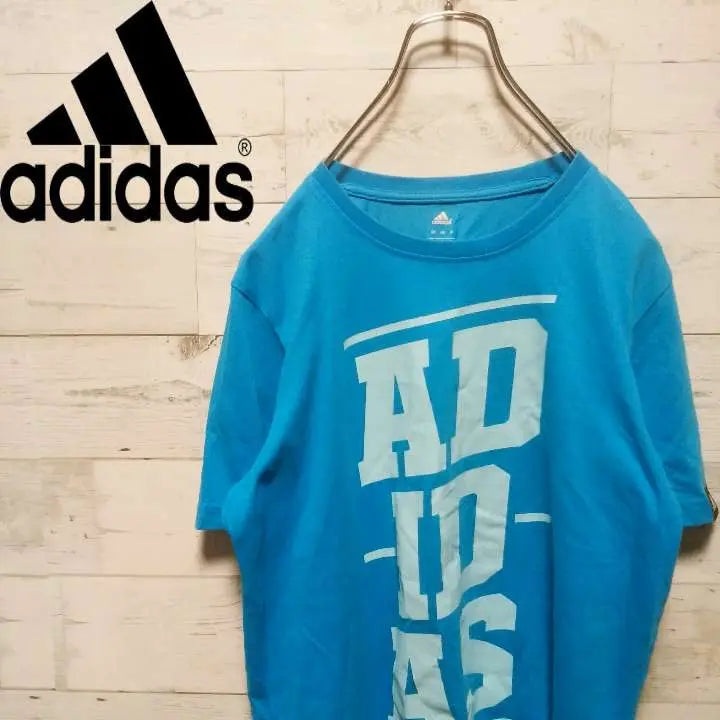 [Popular] Camiseta Adidas Big Logo Performance 619 | 【大人気】ADIDAS Tシャツ ビッグロゴ パフォーマンス 619