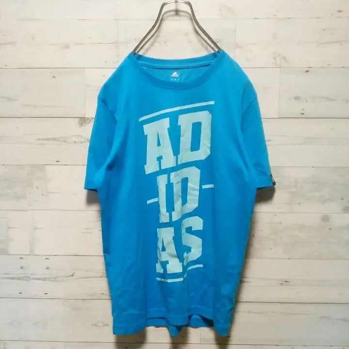 [Popular] Camiseta Adidas Big Logo Performance 619 | 【大人気】ADIDAS Tシャツ ビッグロゴ パフォーマンス 619