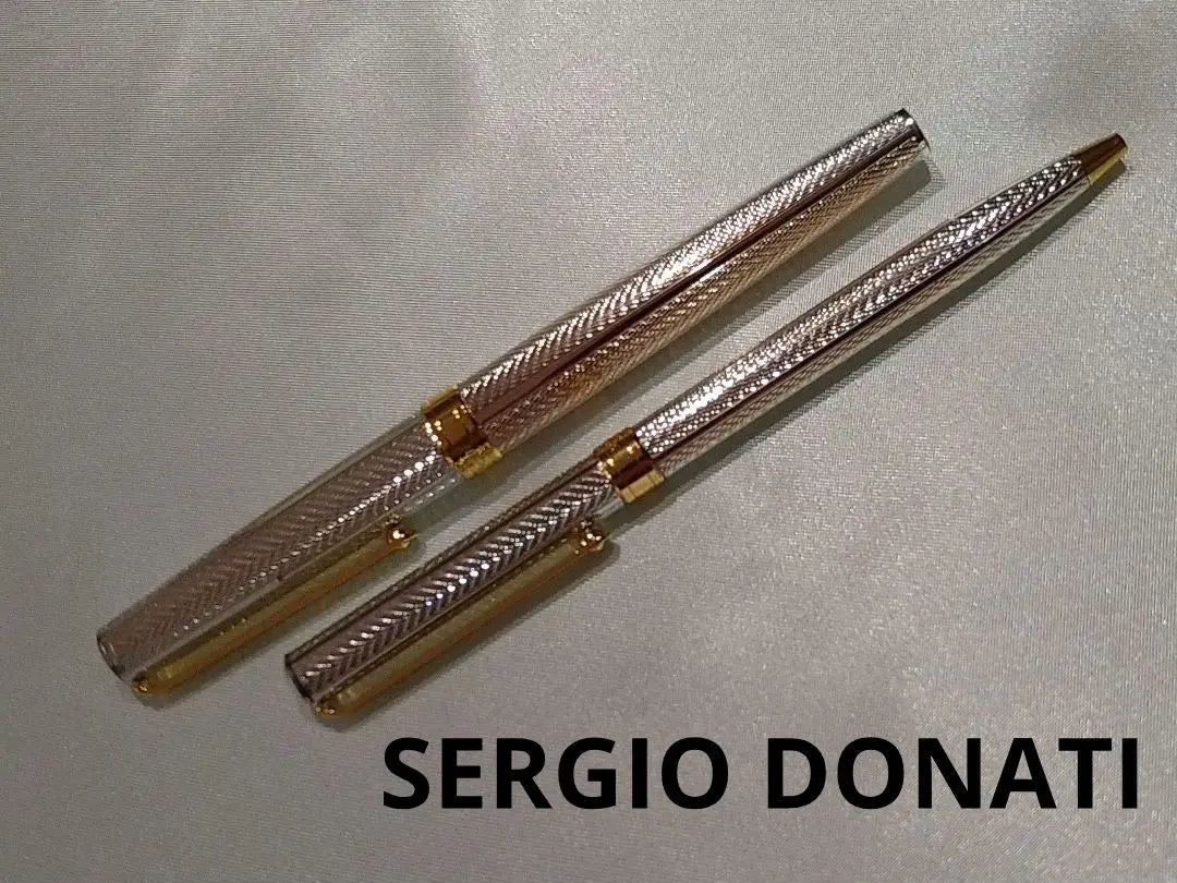 Sergio Donati Fountain Pen/Bottom Pen Silver Vintage Fountain Pen