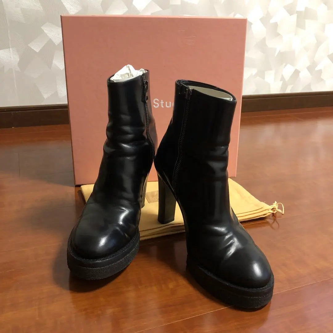 ACNE STUDIOS Botas Botas Cortas Cremallera Lateral | Estudios ACNE