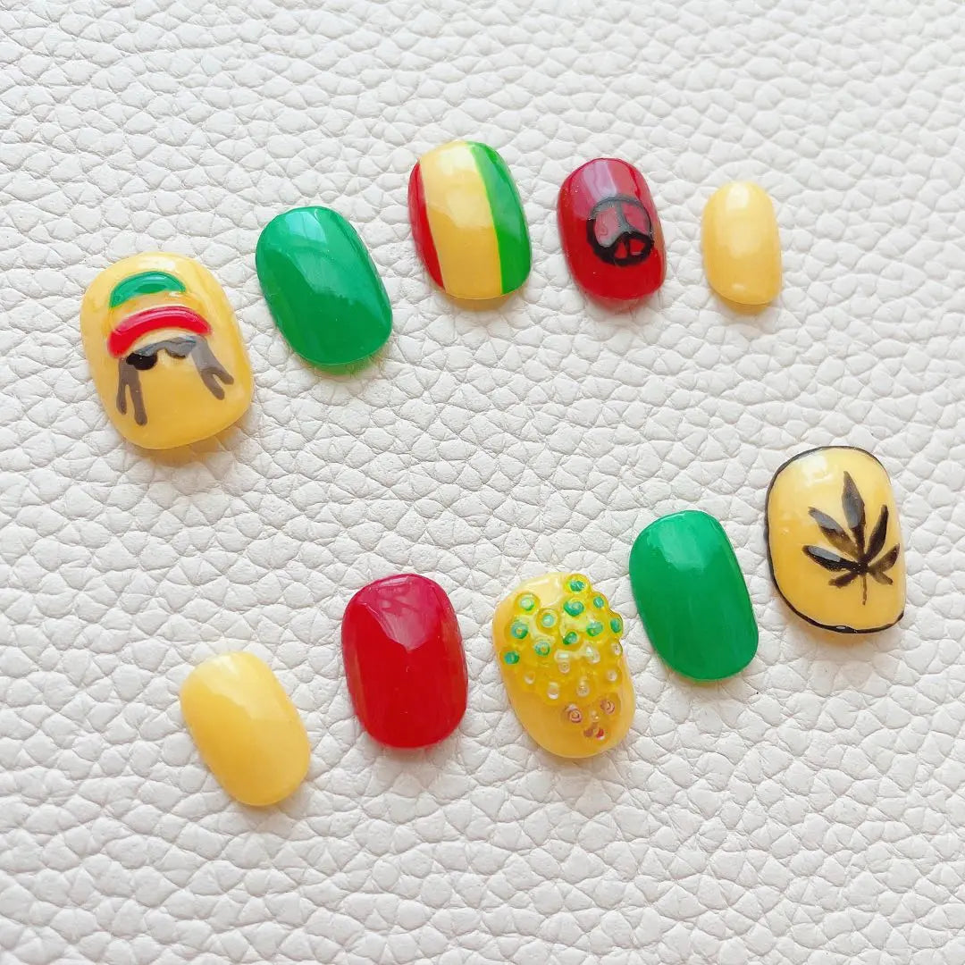 [Size Order] ¥1899 ~ Reggae Nail Tip