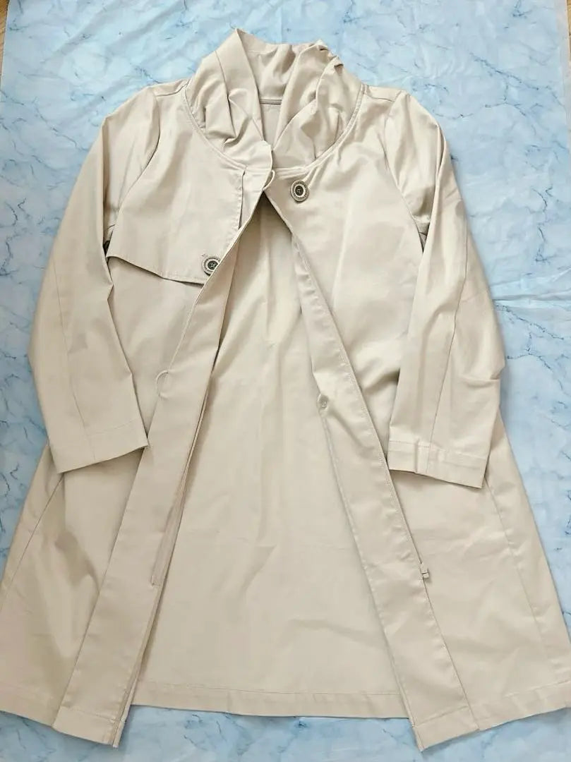 Espas Dekarma Trench Coat Spring Coat Beige {No. 13}