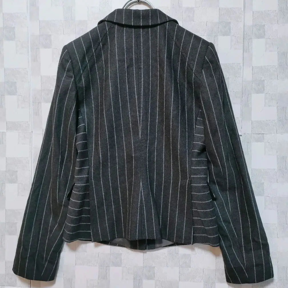 LES COPAINS Striped Jacket Women's Side Vent XL