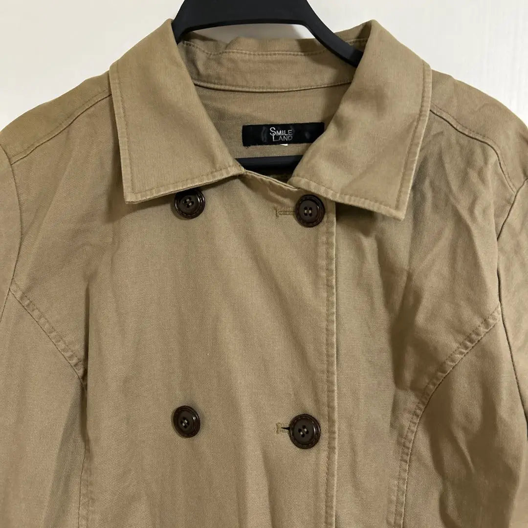 [Large size Smileland] 3.4L Khaki beige peacoat jacket