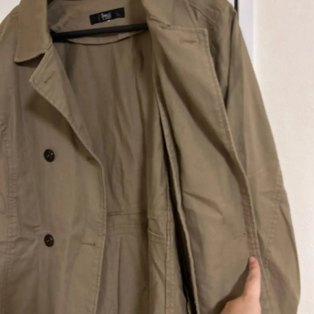 [Large size Smileland] 3.4L Khaki beige peacoat jacket