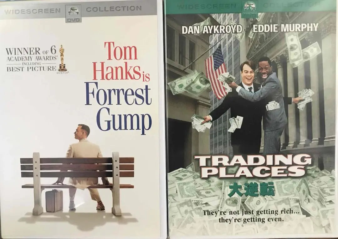 Two DVDs: "Forest Gump" and "Great Reversal"