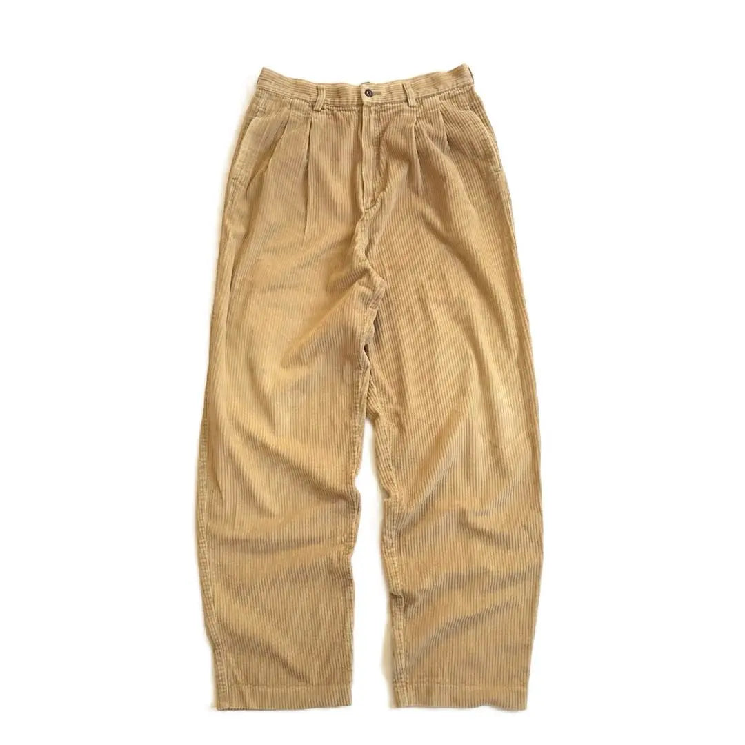 Eddie Bauer 90s Two-Tuck Corduroy Pants Thick