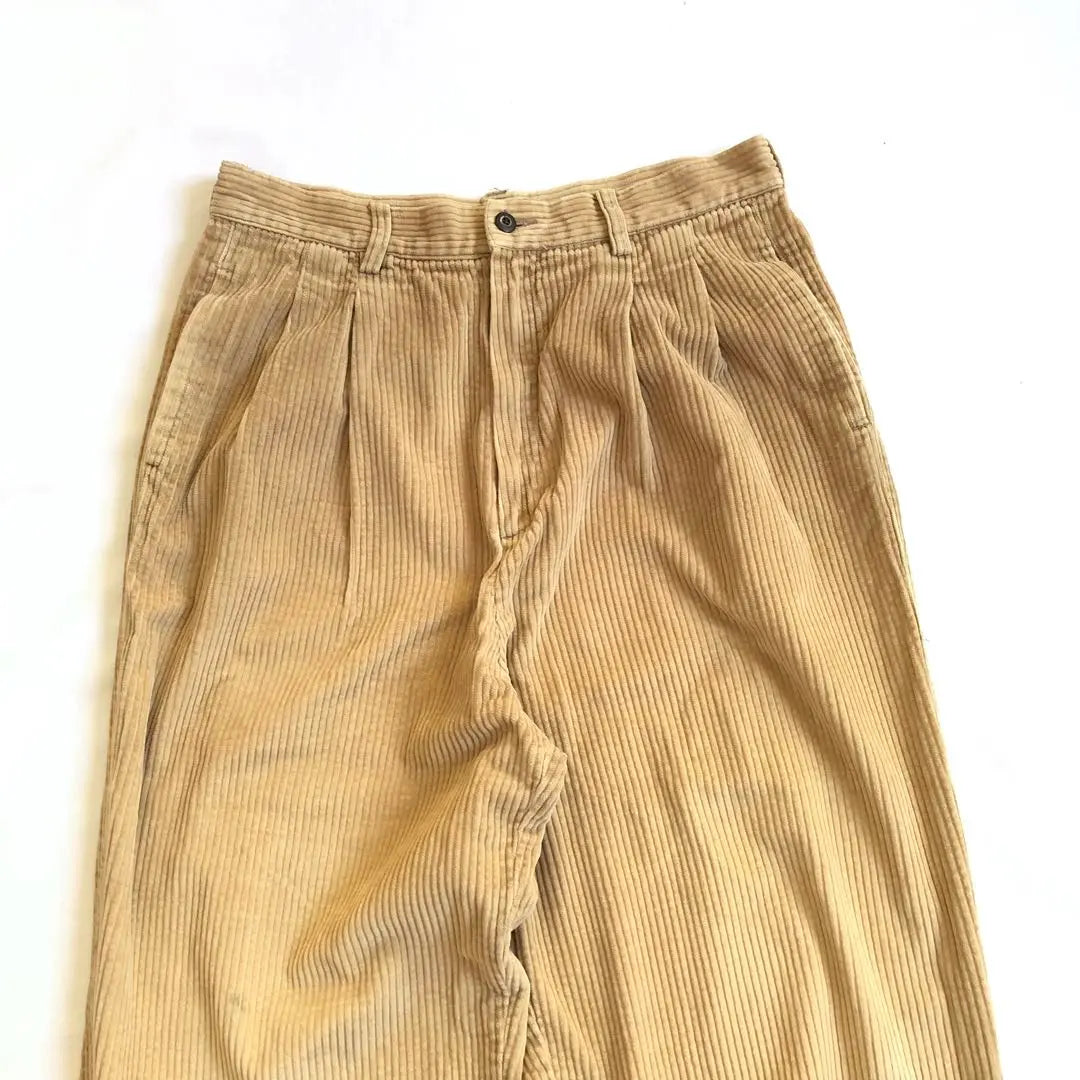 Eddie Bauer 90s Two-Tuck Corduroy Pants Thick