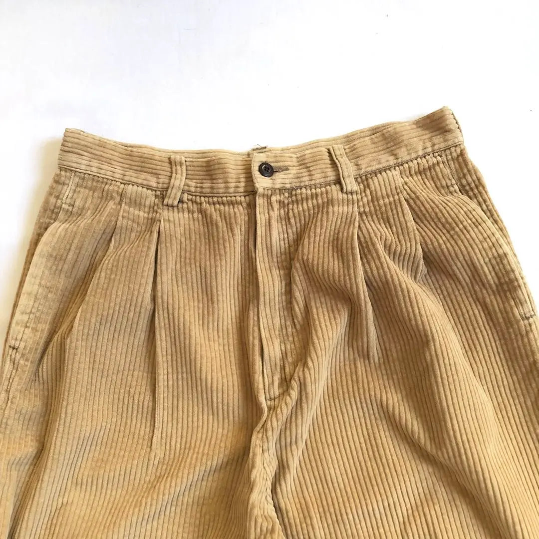 Eddie Bauer 90s Two-Tuck Corduroy Pants Thick