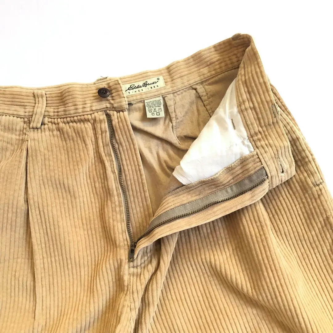 Eddie Bauer 90s Two-Tuck Corduroy Pants Thick