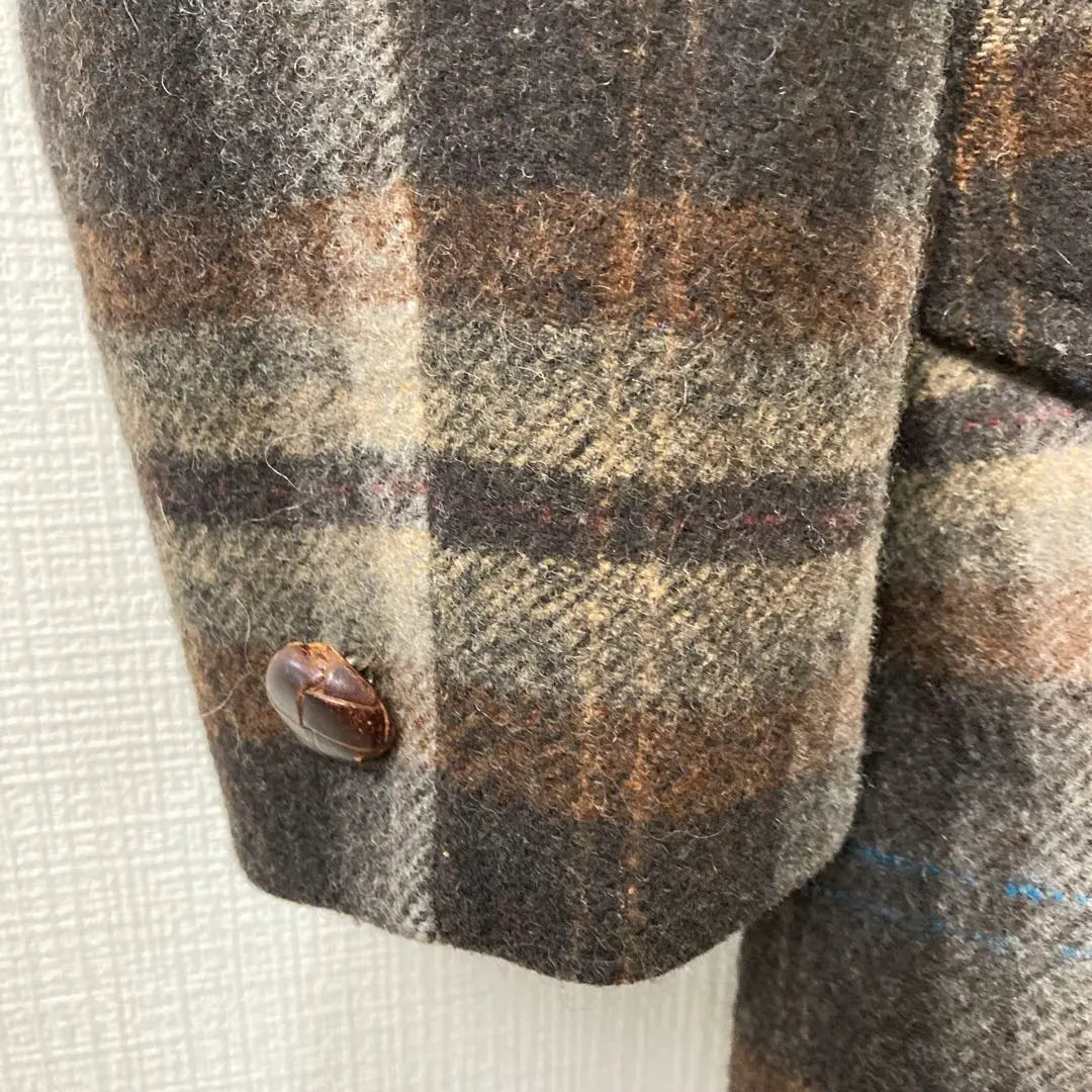 155 80s PENDLETON shawl collar woolcoat