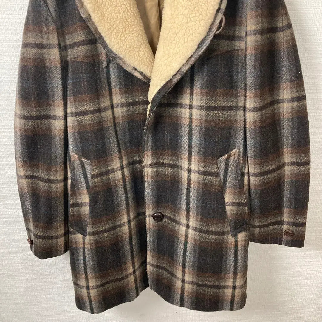 155 80s PENDLETON shawl collar woolcoat