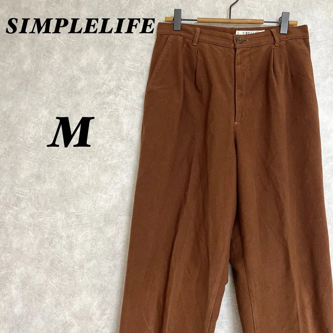 [SIMPLELIFE] Simple Life Corduroy Pants Brown Pants M