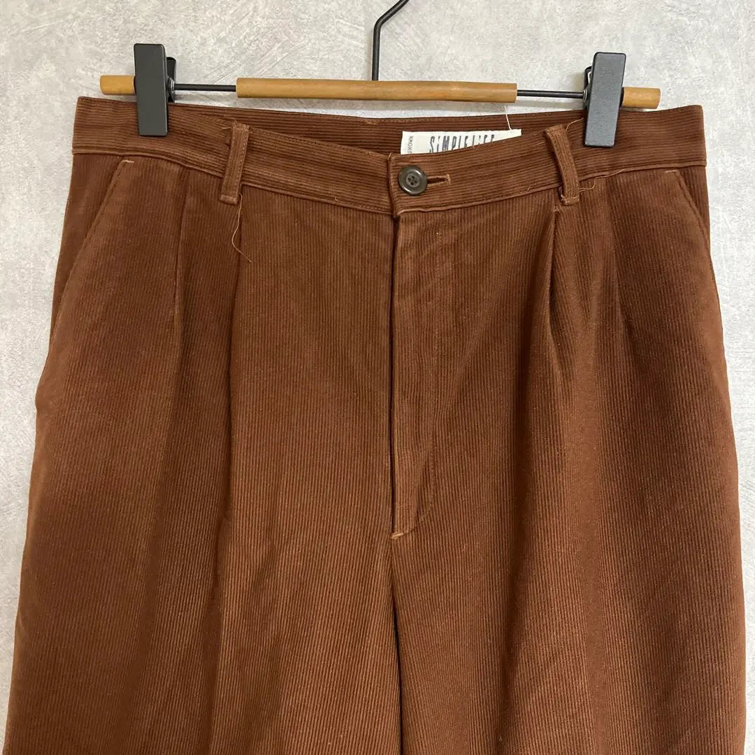 [SIMPLELIFE] Simple Life Corduroy Pants Brown Pants M