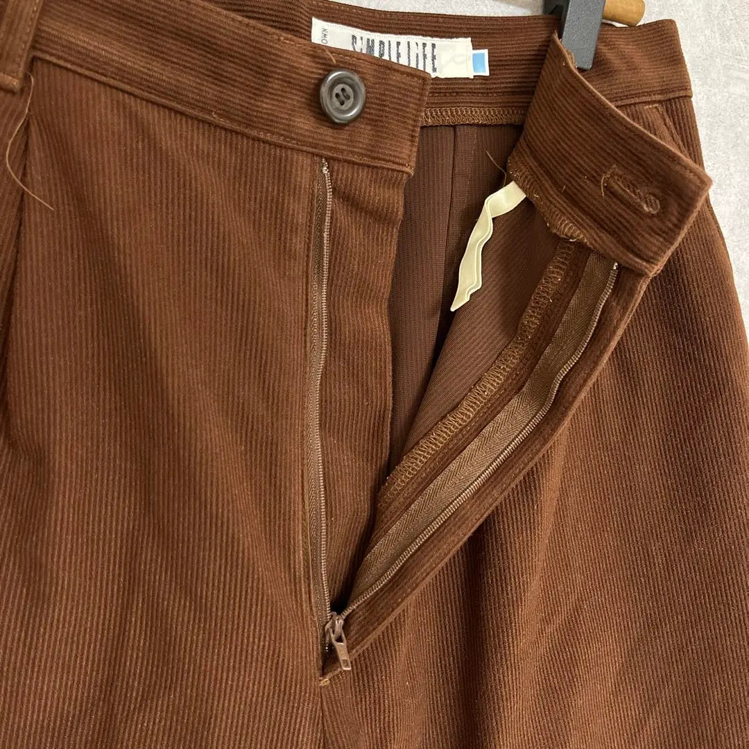 [SIMPLELIFE] Simple Life Corduroy Pants Brown Pants M