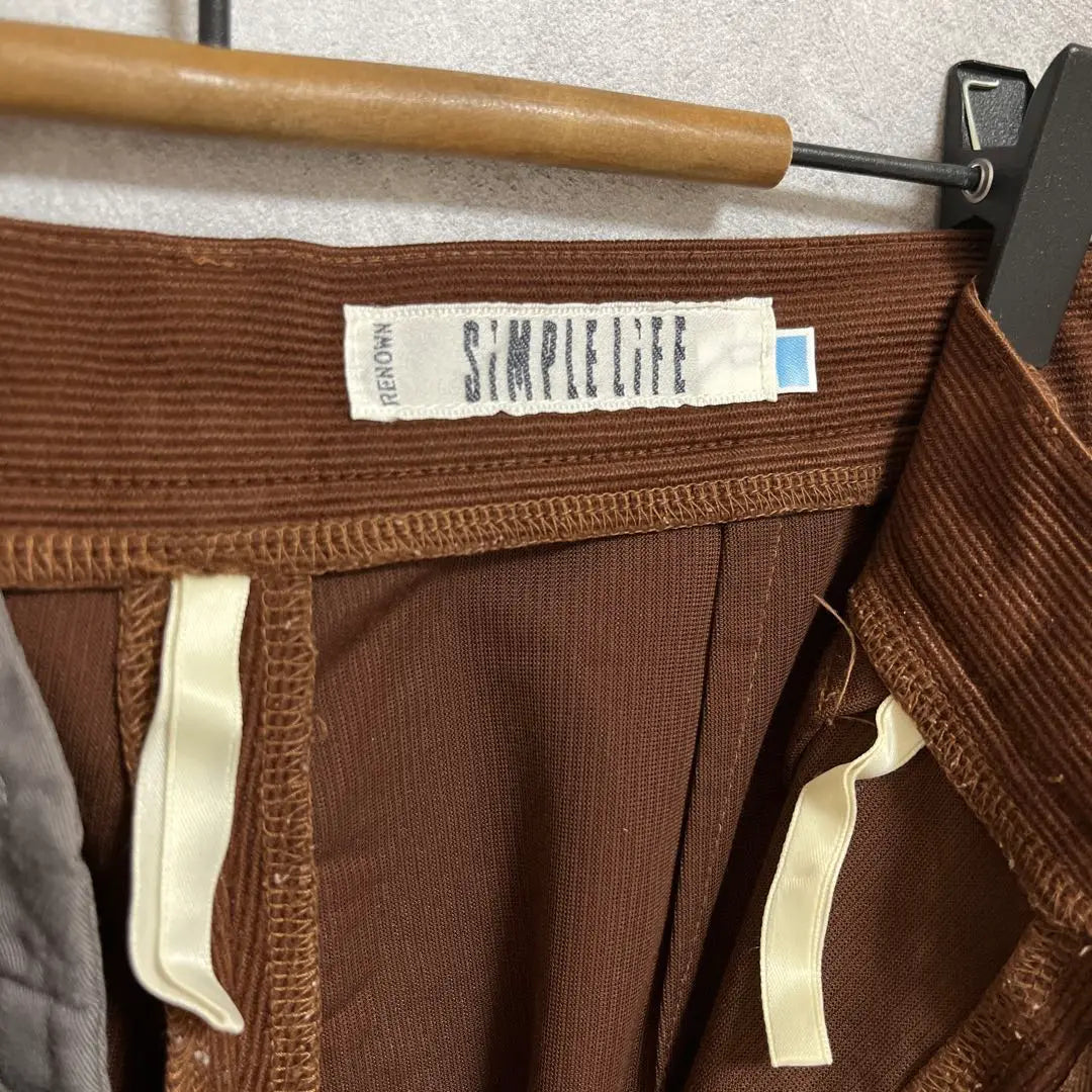 [SIMPLELIFE] Simple Life Corduroy Pants Brown Pants M