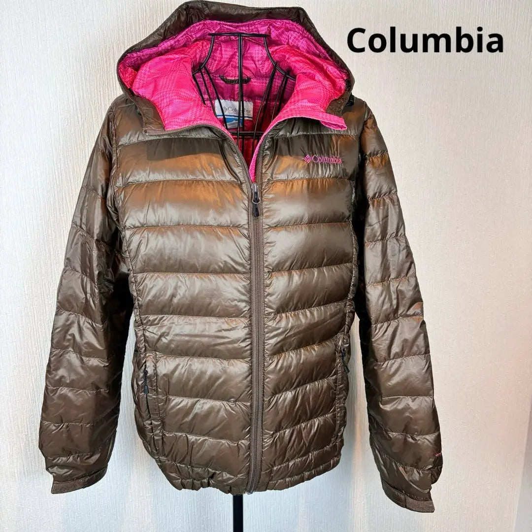 ★ Columbia ★ Colombia ★ L ★ Camel color down jacket ★ 90 % down