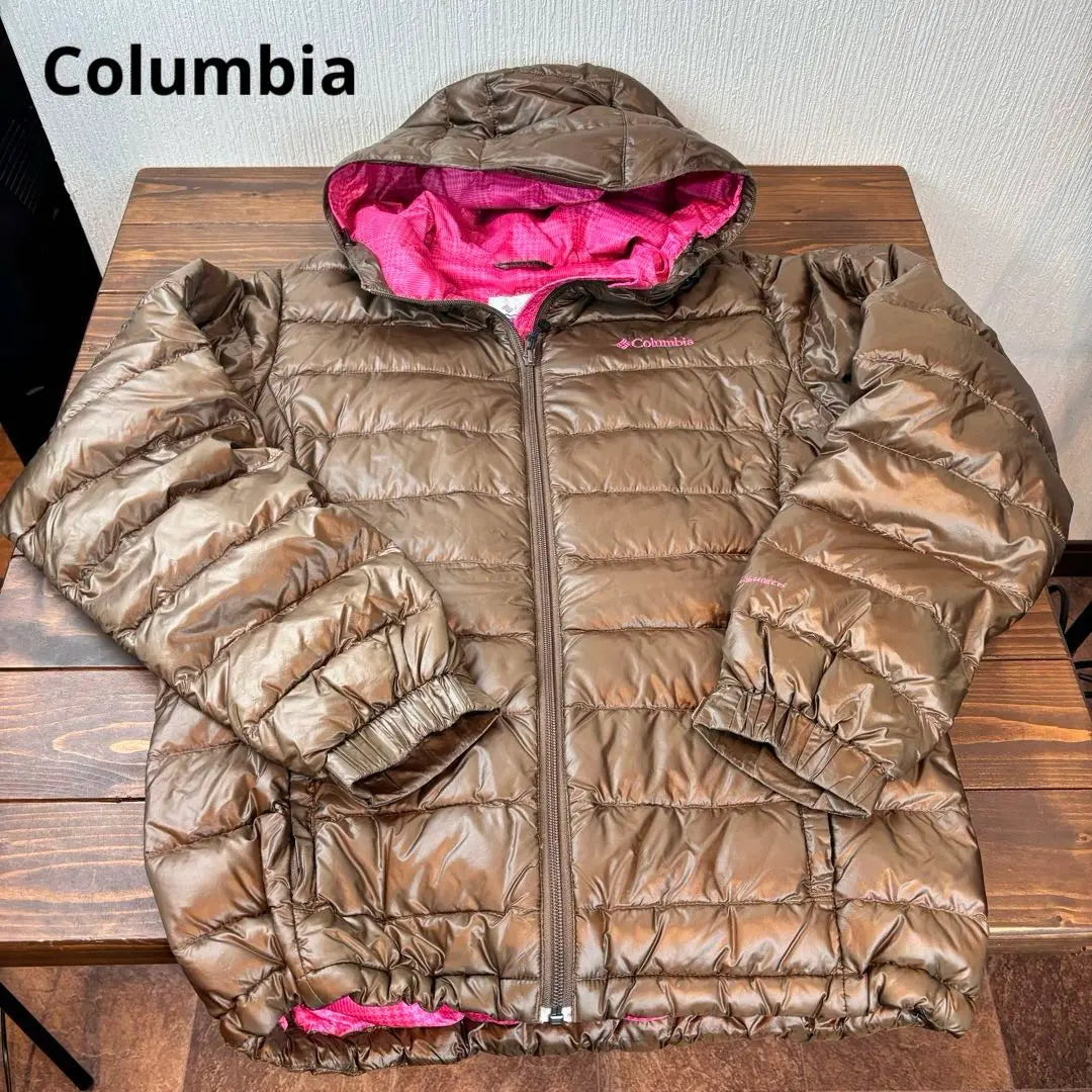 ★ Columbia ★ Colombia ★ L ★ Camel color down jacket ★ 90 % down