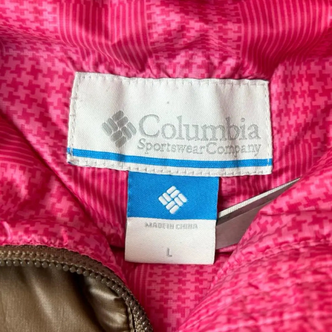 ★ Columbia ★ Colombia ★ L ★ Camel color down jacket ★ 90 % down