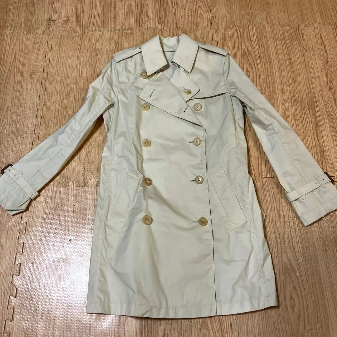 Burberry 38 Size Cream Double Breast Trench Court | バーバリー　38サイズ　クリーム色 ダブルブレスト トレンチコート