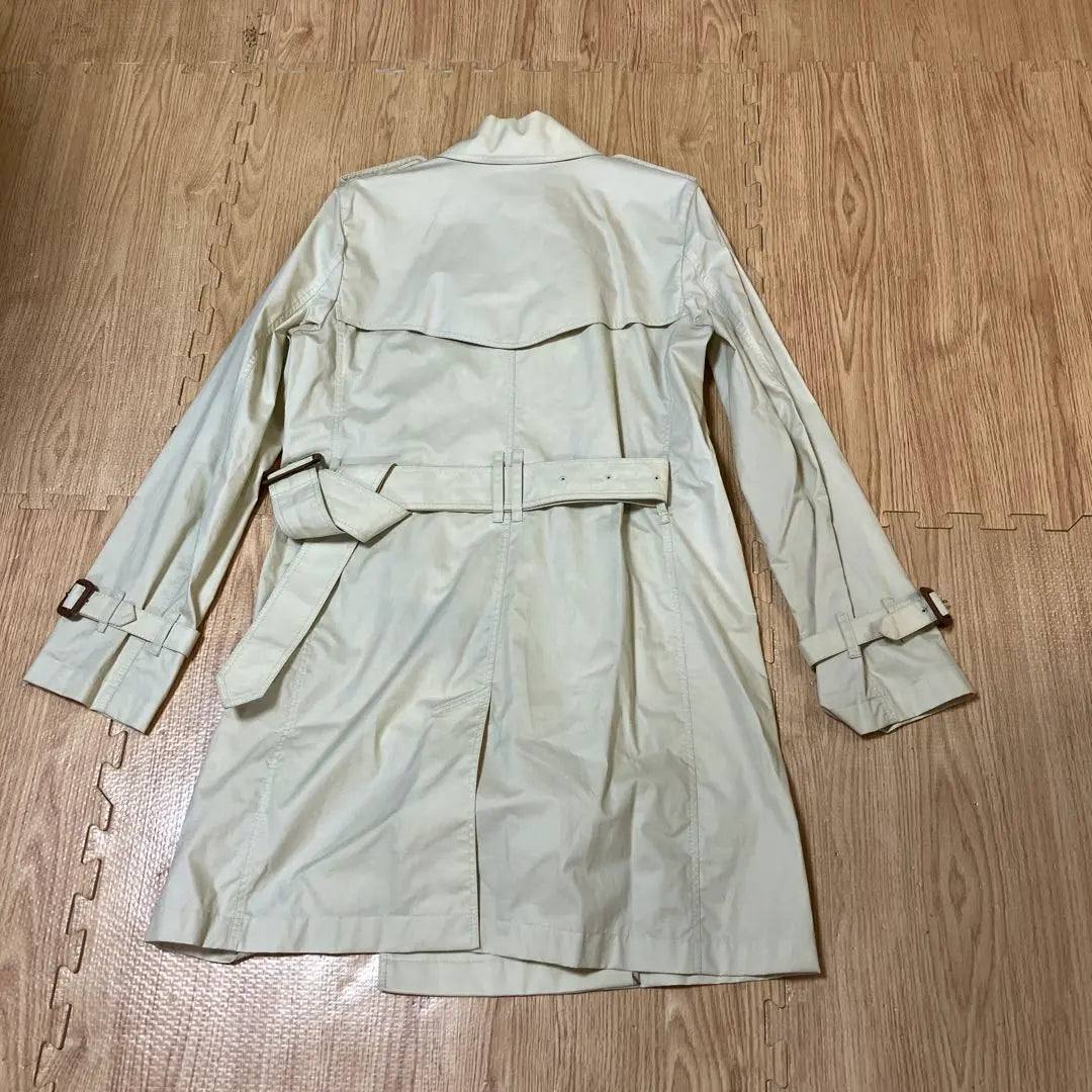 Burberry 38 Size Cream Double Breast Trench Court | バーバリー　38サイズ　クリーム色 ダブルブレスト トレンチコート