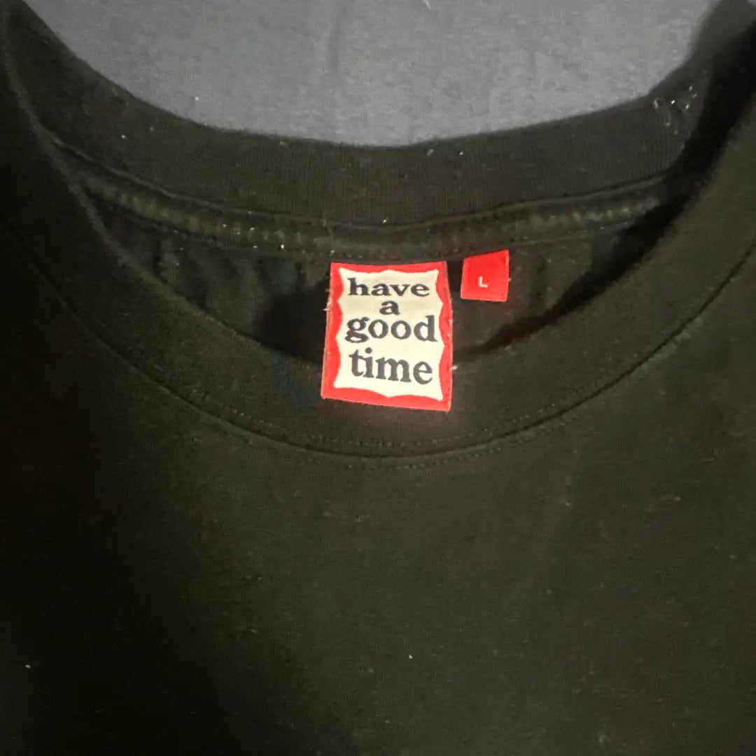 have a good time black t-shirt L