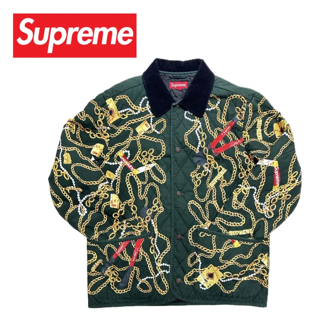 ■Final price reduction■[Good condition] Supreme Chain Design Jacket M size