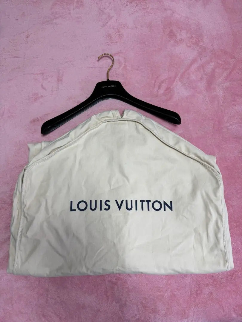 Excellent condition Louis Vuitton double-sided nylon jacket Monogram Men's 50 White