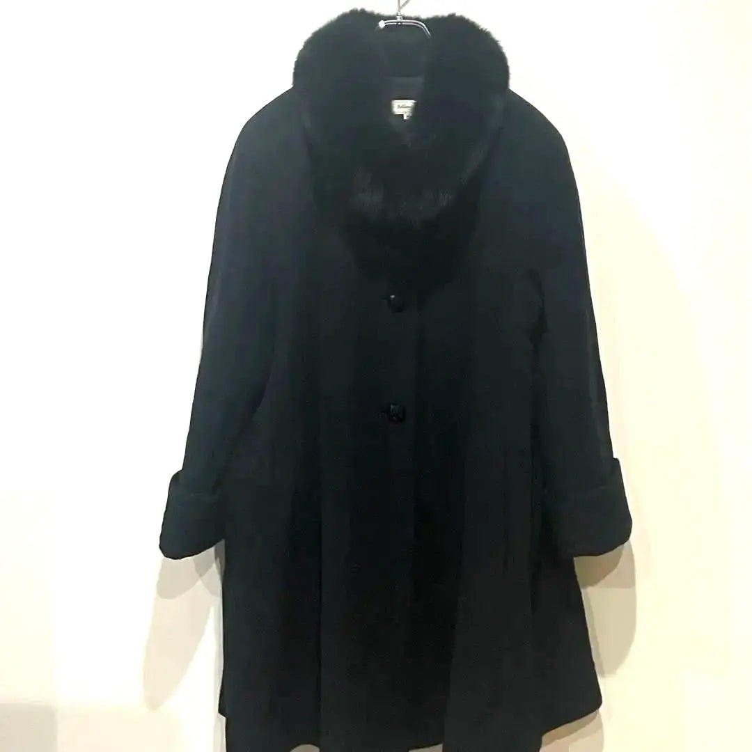 Peacoat M Black Long Coat sold out Bellesafeena Winter