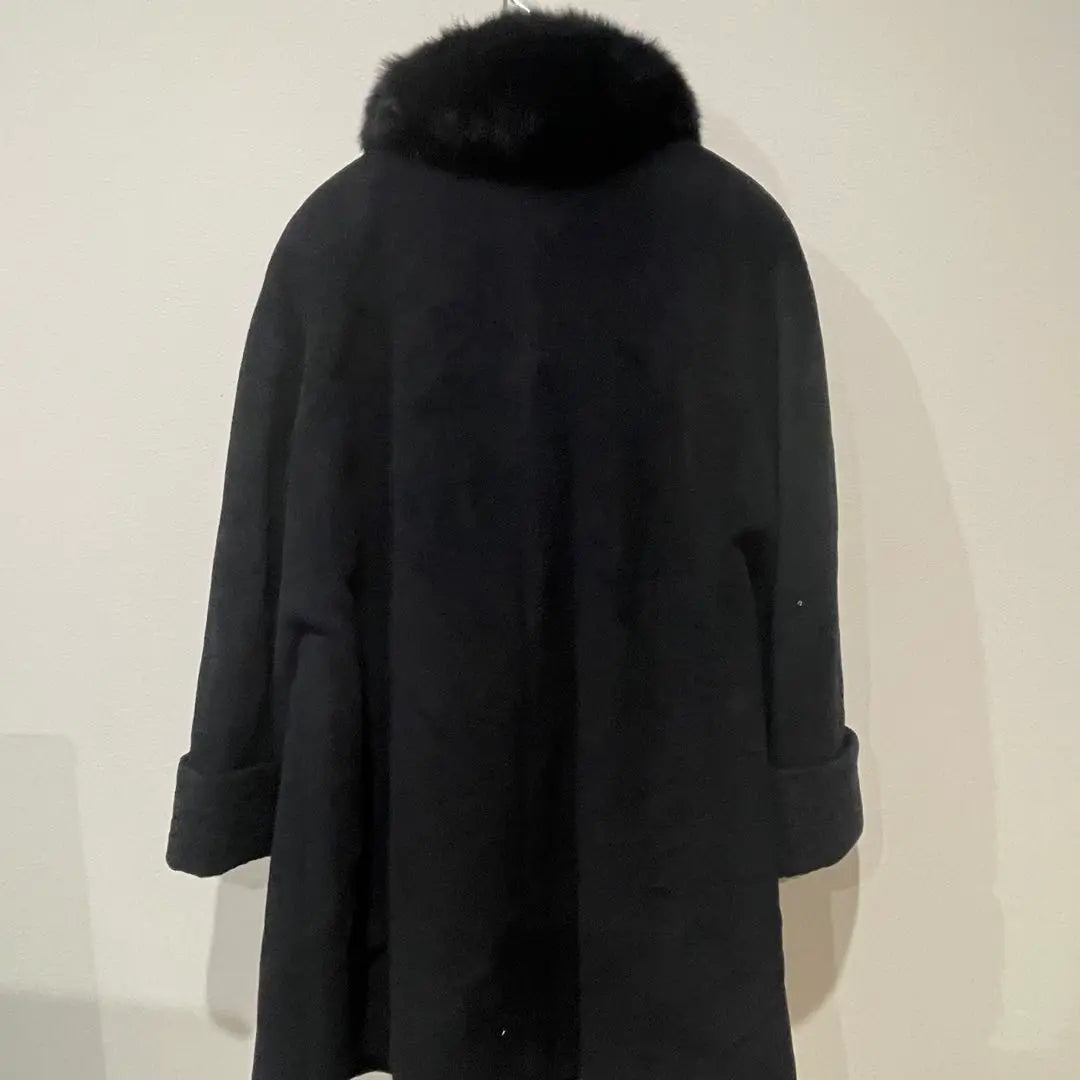 Peacoat M Black Long Coat sold out Bellesafeena Winter