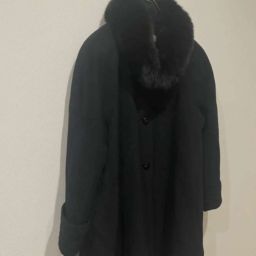 Peacoat M Black Long Coat sold out Bellesafeena Winter