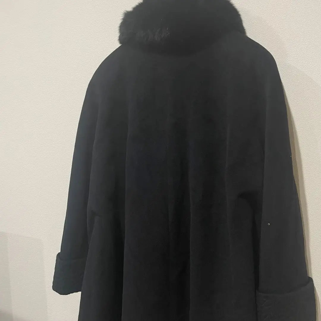 Peacoat M Black Long Coat sold out Bellesafeena Winter