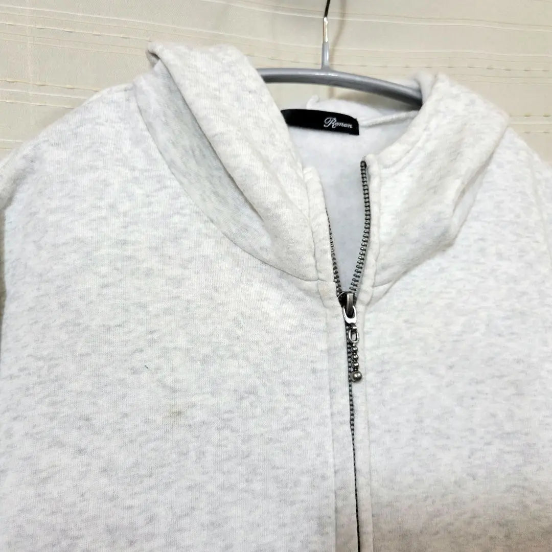 Hooded hoodie, white