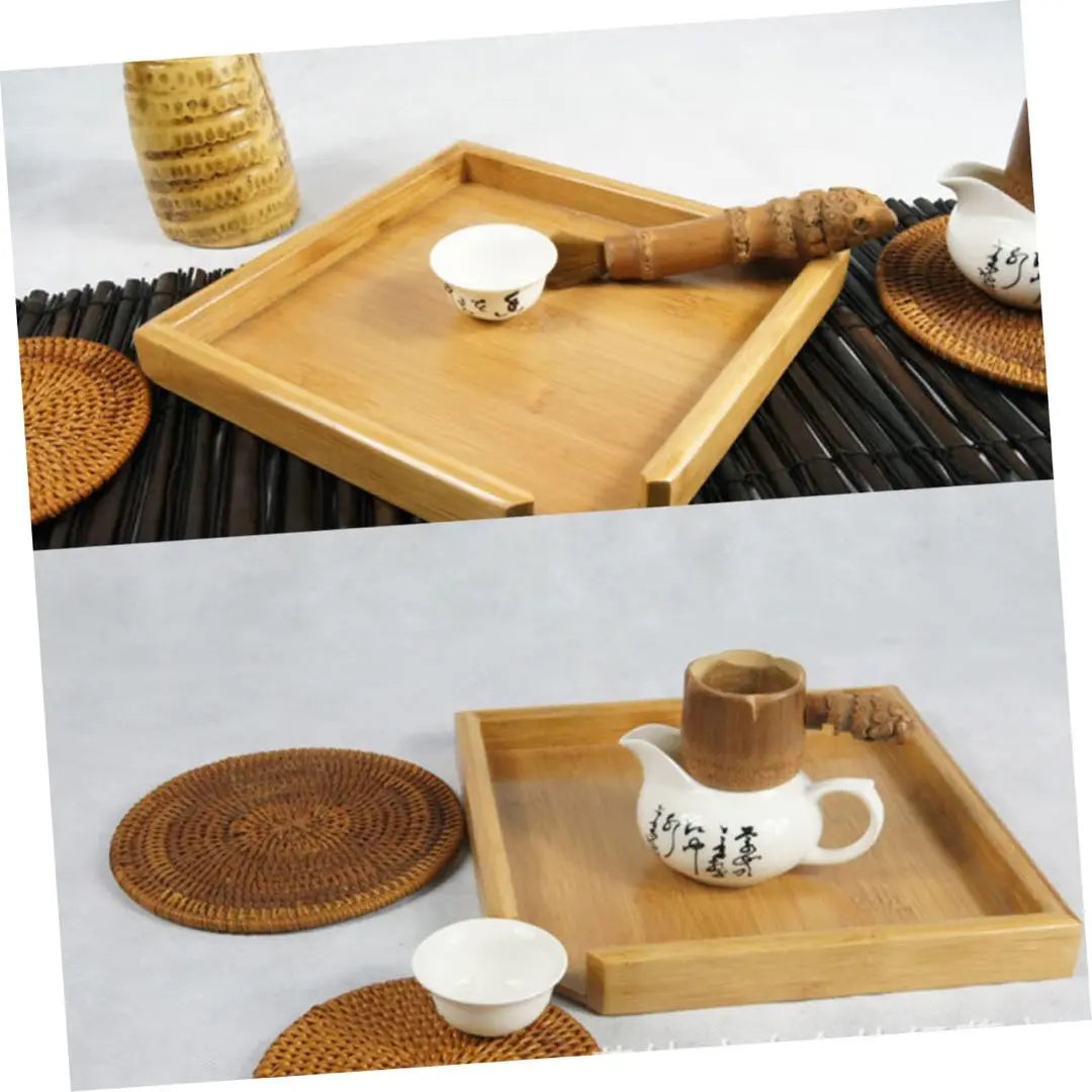 ☘️Bamboo tray plate Chinese tea tray Tea tray Lunch tray Celebration Stylish