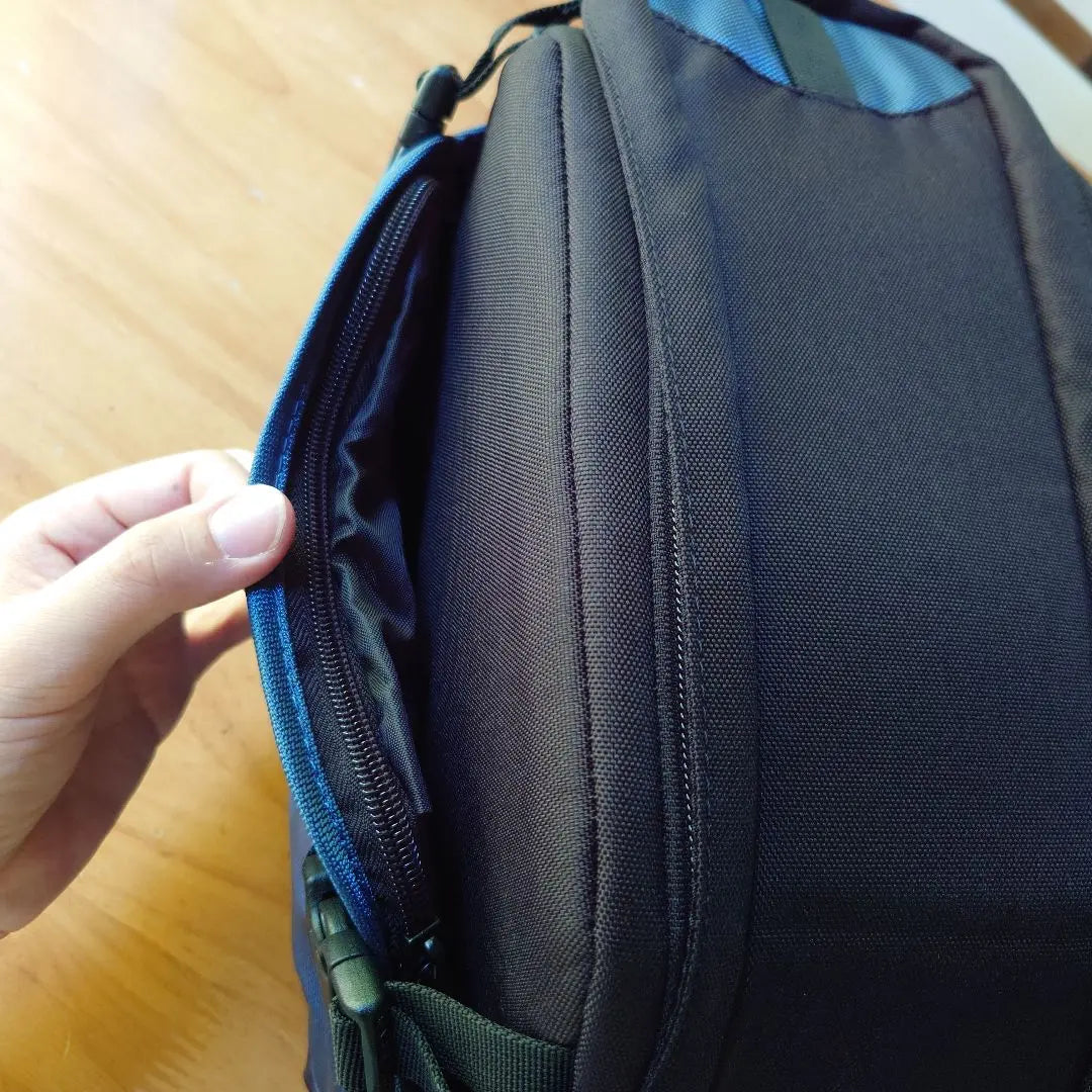 Bolsa para cámara Lowepro azul y negra